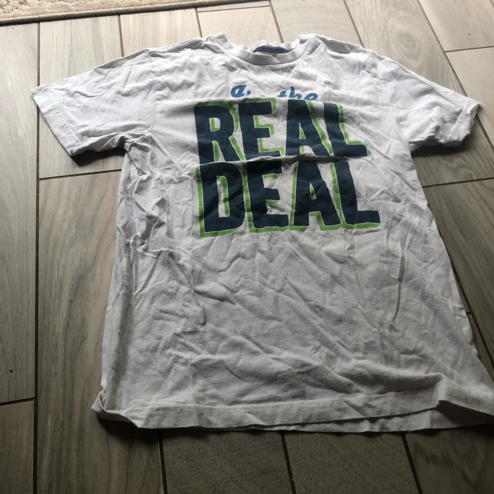Old navy boys white short sleeve shirt graphic xl